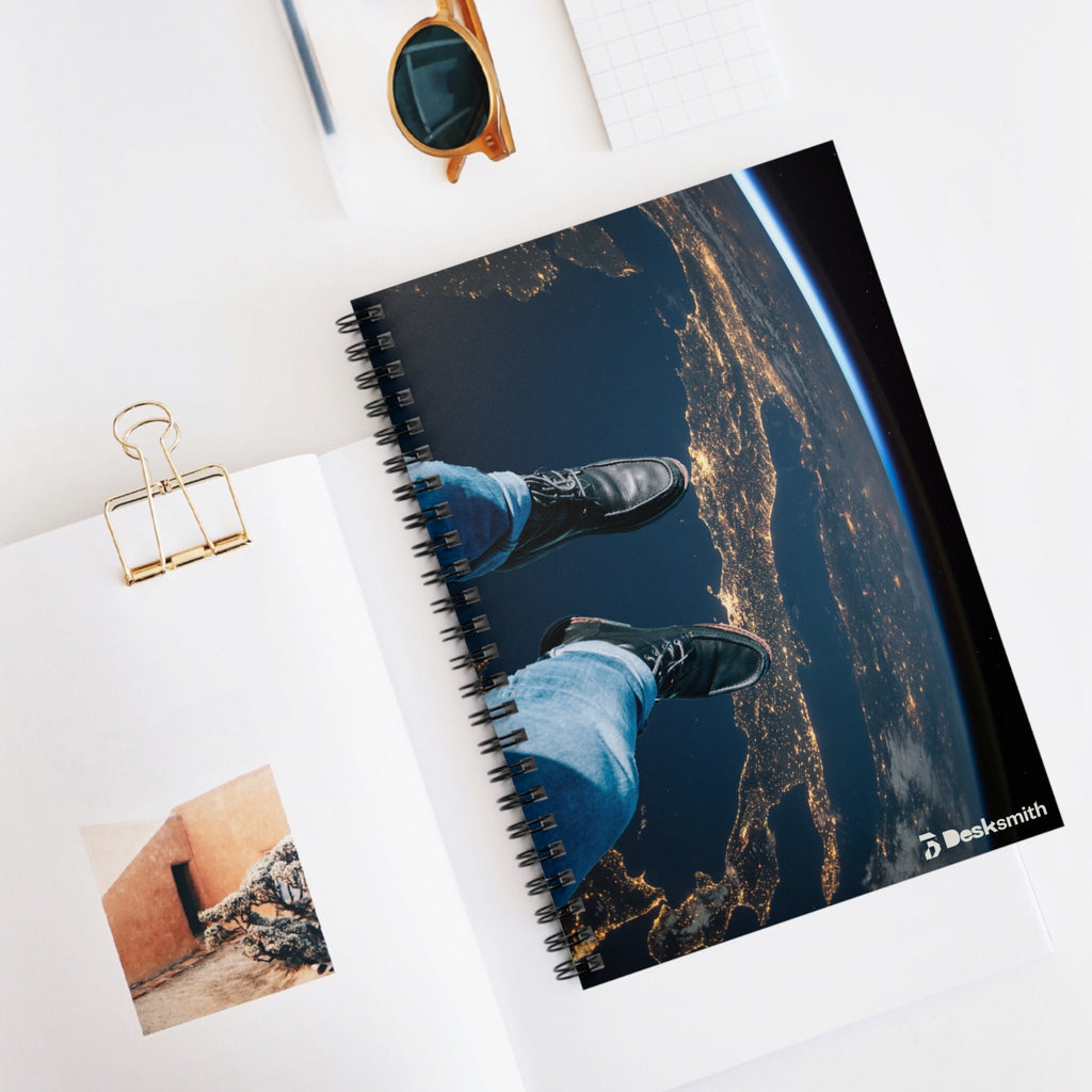 Cahier à spirale Lost In Space - Pages lignées