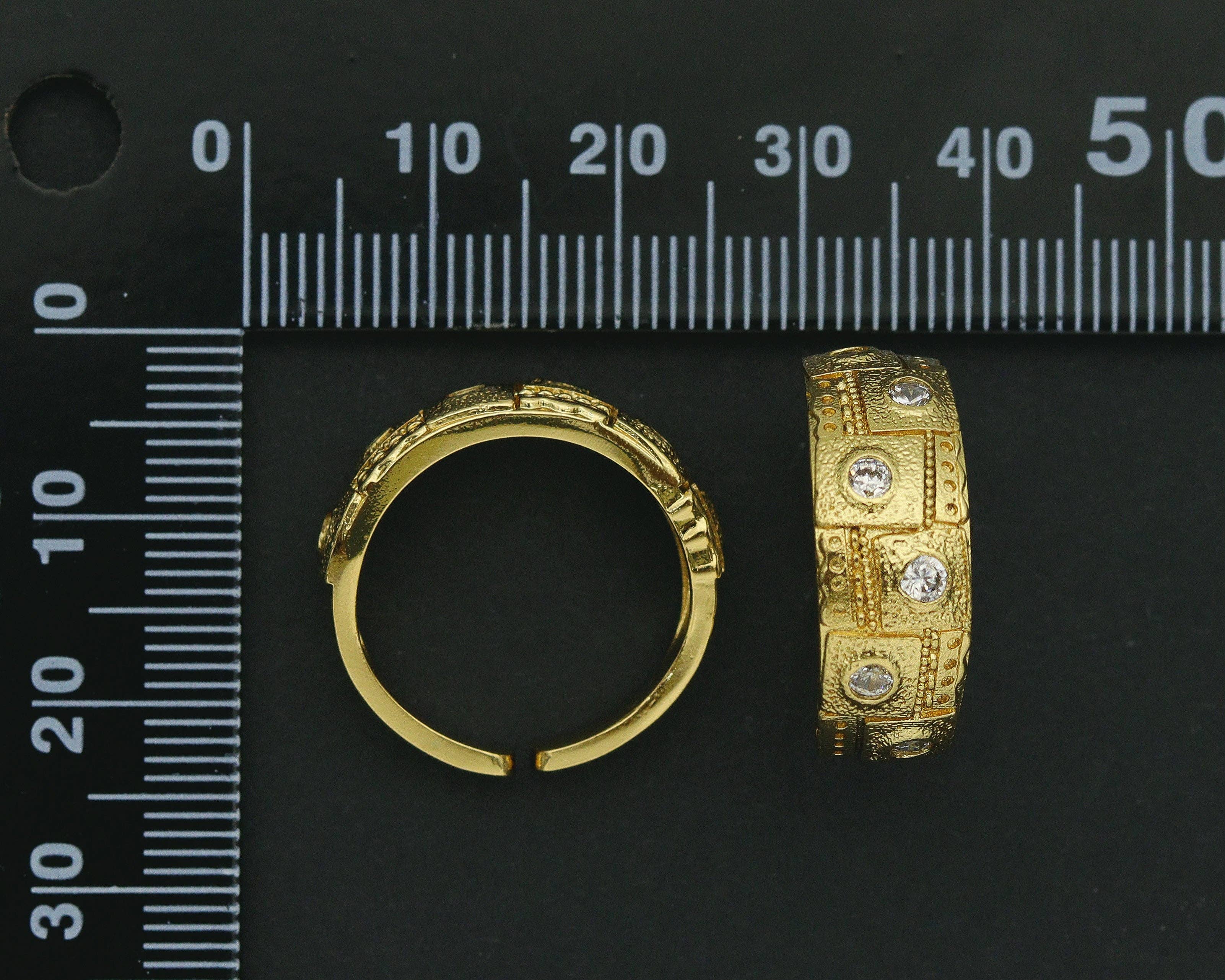 CZ Band Ring, Sku#LX26