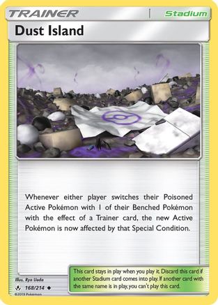 Dust Island 168/214 - SM  Unbroken Bonds Reverse Holofoil