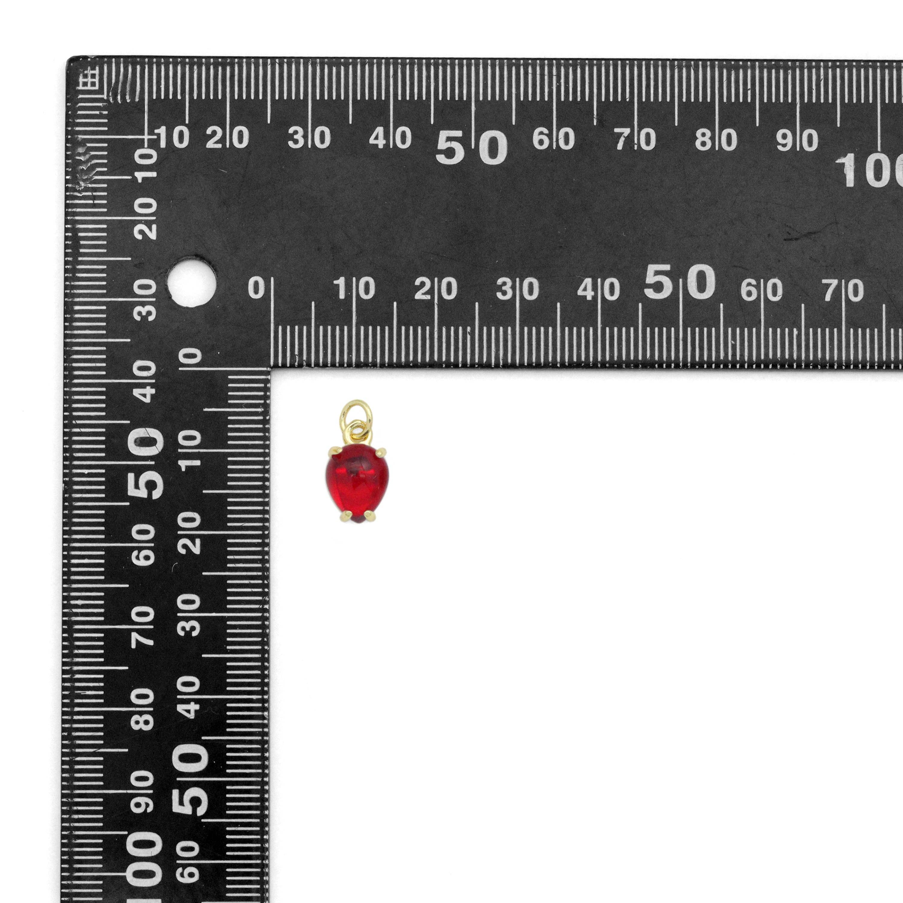 Various Teardrop Stone Charm Pendant,Sku#LD737