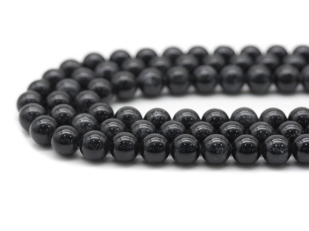 Top Quality Genuine Tourmalated Quartz Round Smooth Beads, Sku#U1371