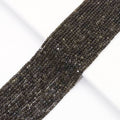 Genuine Golden Obsidian Faceted Cube Beads, 2.5mm, Sku#U1554