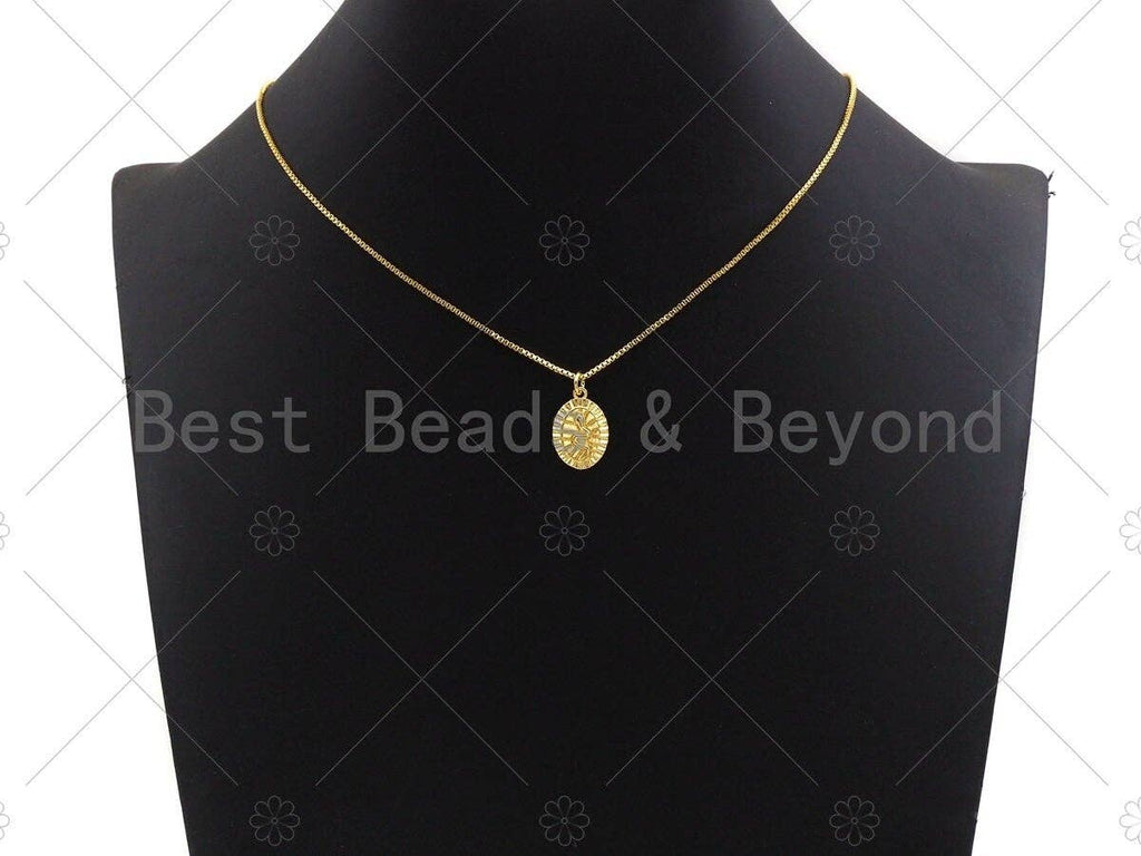18k Shiny Gold Embossment Snake Oval Charms, Dainty Charms, Oval Pendant, Snake Pendant, Oval Necklace Charms, 12x17mm, Sku#Z1182