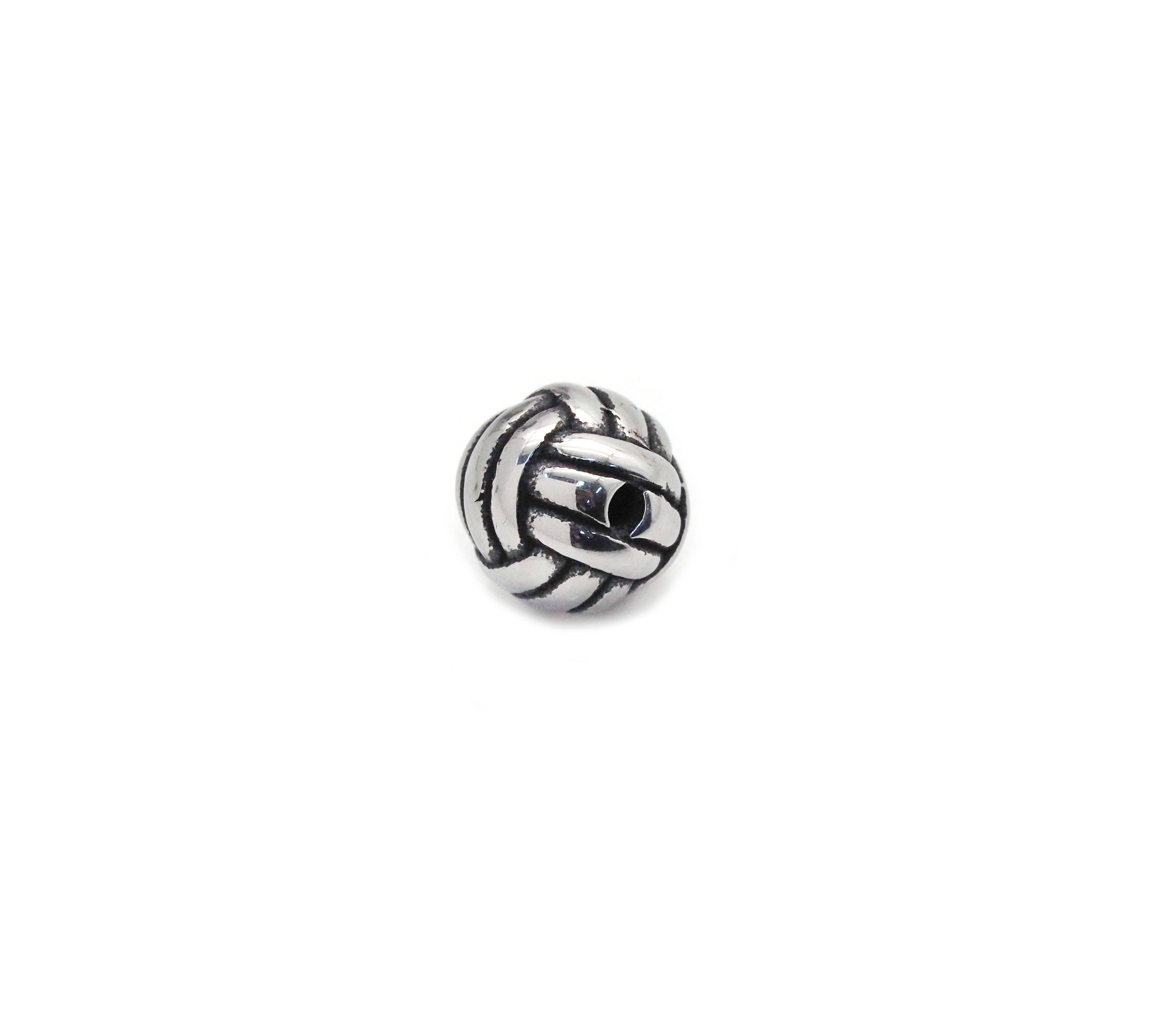 Stainless Steel Round Ball Spacer Beads, Sku#LX132
