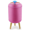 Small Automatic Sensor Garbage Can, Touchless, Waterproof, Pink, for Kitchen or Bathroom
