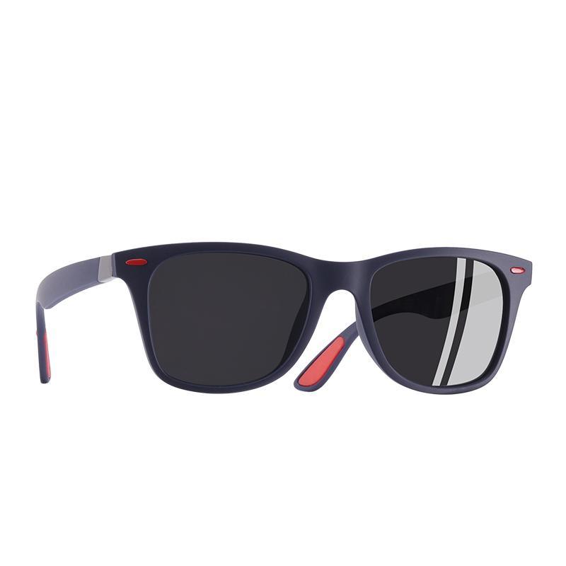NOUVEAU DESIGN Lunettes de soleil polarisées ultralégères TR90 pour hommes et femmes, style carré, pour la conduite, avec protection UV400, Gafas De Sol