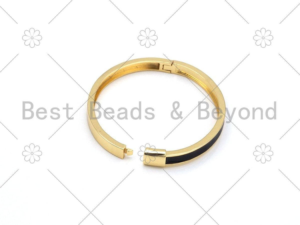 Colorful Enamel Stackable Bangle Bracelet, Sku#X269