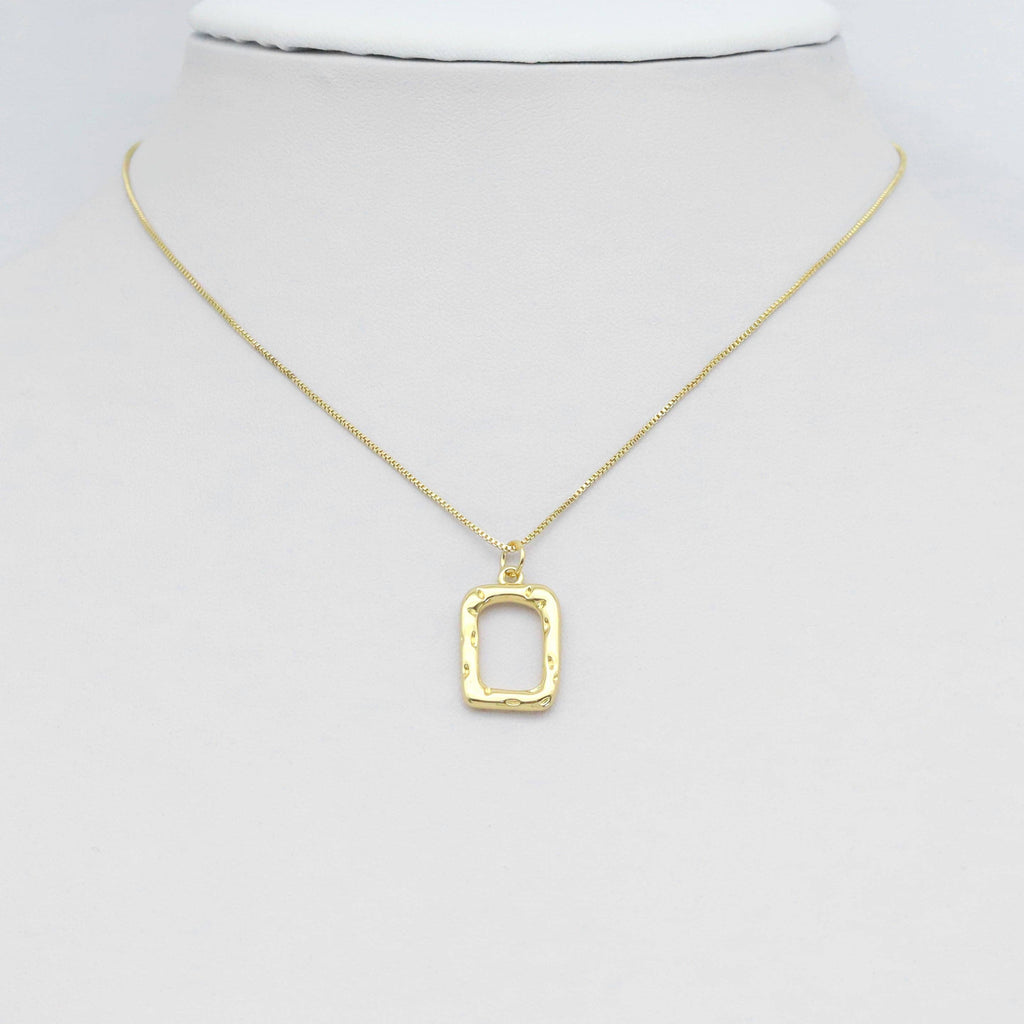 Rectangle Frame Charm Pendant, Sku#Y951