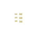 Gold Hourglass Shape Spacer beads, Sku#JL191
