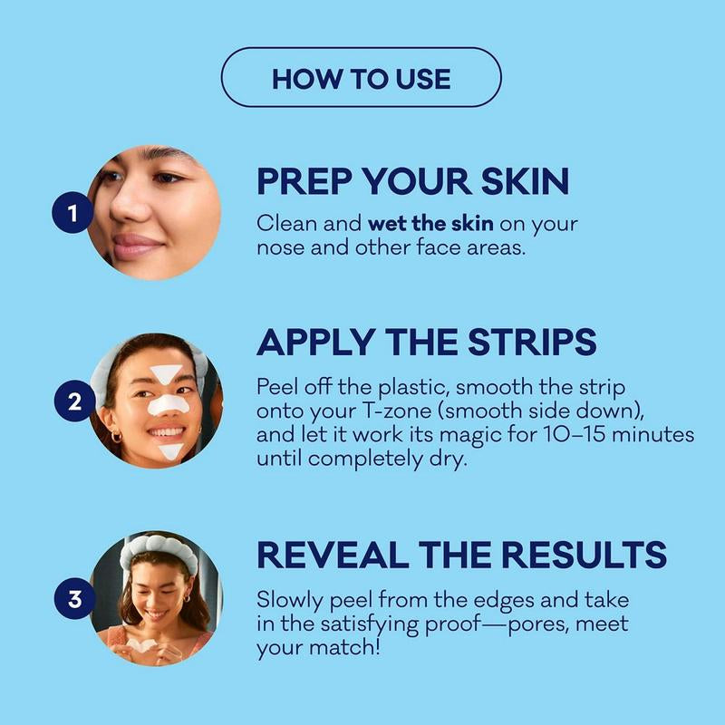 Biore Skincare 8-Count Original Deep Cleansing Pore Strips + GWP 2 Boxes of Blemish Patches!