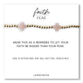 Faith Over Fear Gemstone Cross Bracelet-Sunstone Cross