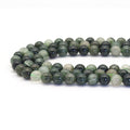 Green Tourmalated Quartz, 6mm/8mm/10mm, Sku#U1638