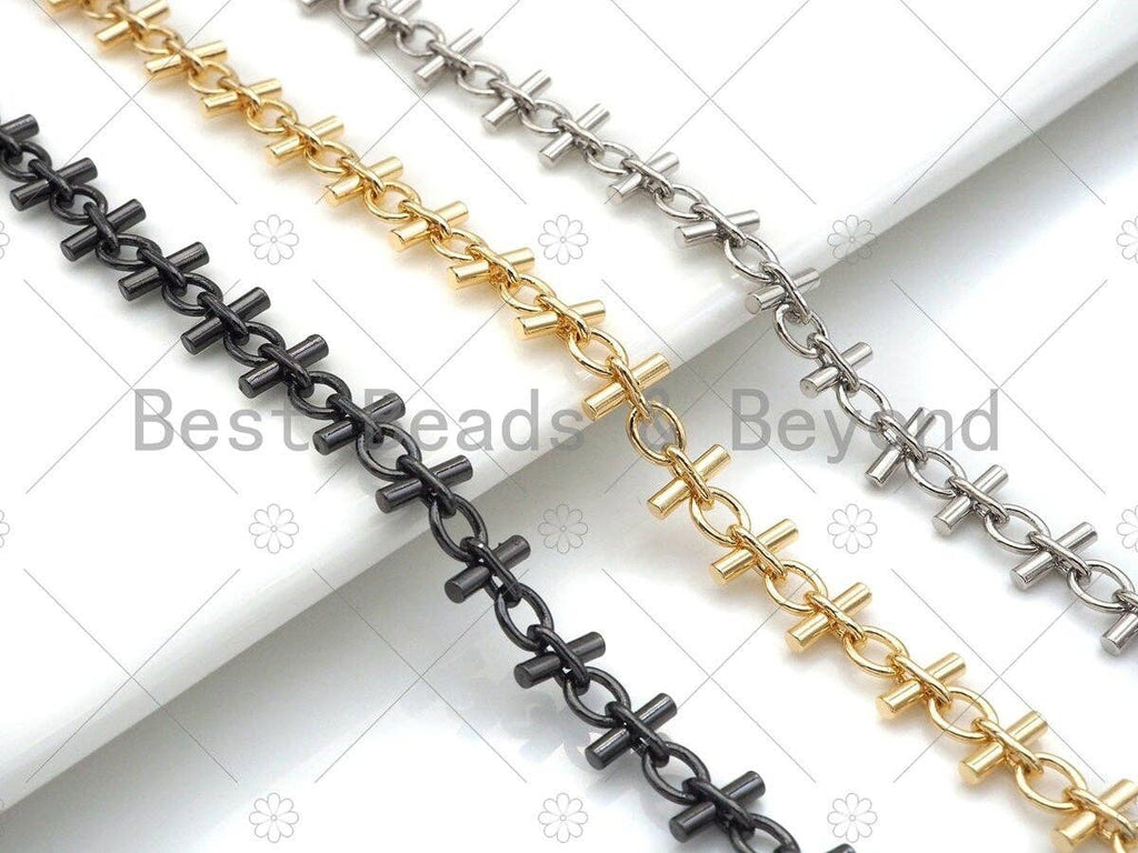High Quality Hand Made Bar Oval Chain, 18K Real Gold Plated Chain, Wholesale bulk Chain, 8x10mm,sku#M319
