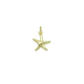 Gold Starfish Charm Pendant, Sku#LD694
