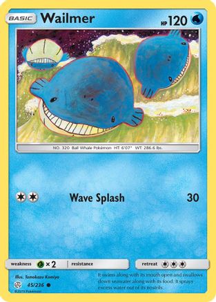 Wailmer 045/236 - SM  Cosmic Eclipse