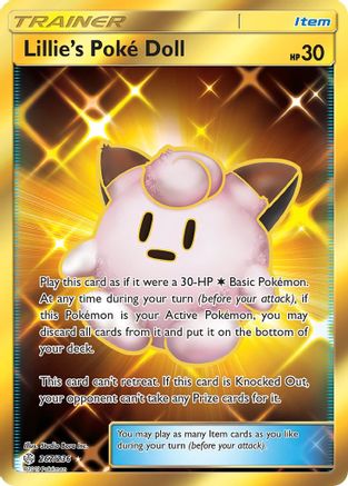 Lillie's Poke Doll (Secret) 267/236 - SM  Cosmic Eclipse Holofoil