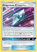 Dragonium Z: Dragon Claw 190/236 - SM  Cosmic Eclipse