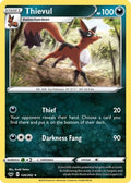 Thievul 126/202 - SWSH01 Sword & Shield Base Set Reverse Holofoil