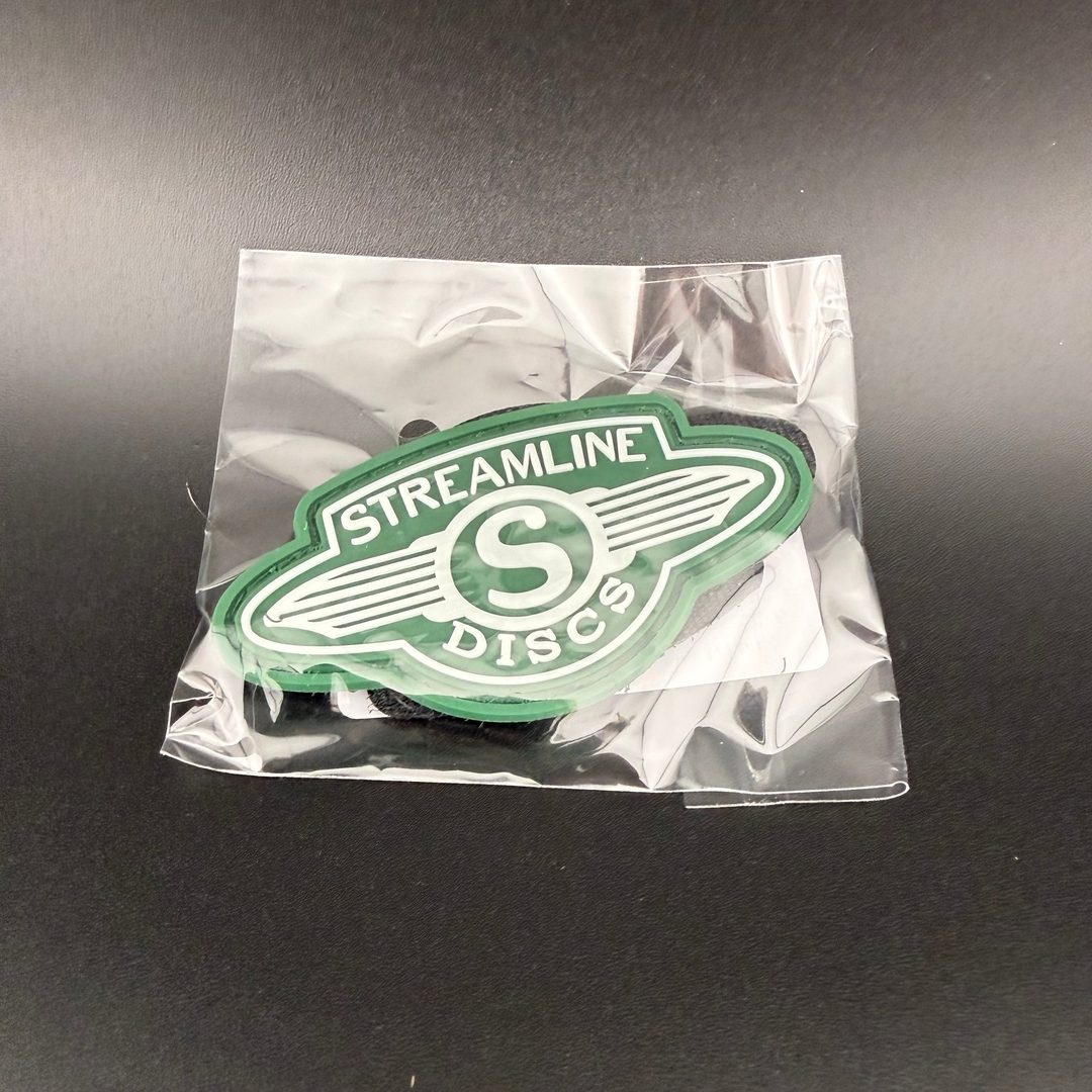Streamline Wings PVC Patch (Hook N Loop Backside)