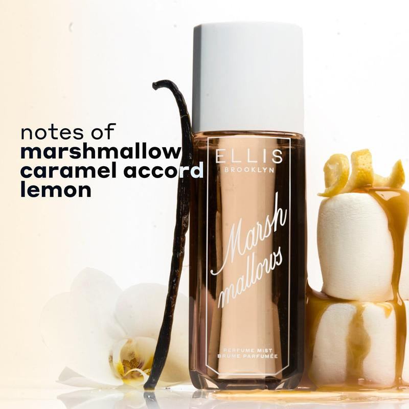 MARSHMALLOWS Perfume Mist 90Ml - Gourmand Perfume Mist with Marshmallow, Caramel Accord, Milky Musks, Vanilla Orchid, and Lemon