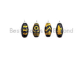 Natural Tibetan Agate Oval Shape Beads, Black Gold Dzi beads, Barrel Agate Beads, 10x20mm, sku#U592