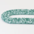 Genuine Angelite Rondelle Smooth Beads, Sku#U1678c