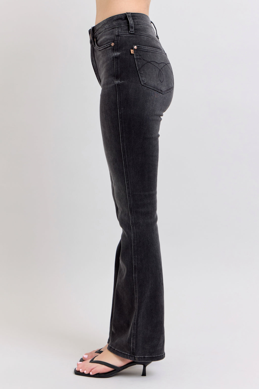 Black High Waist Tummy Control Bootcut - 3 Lengths