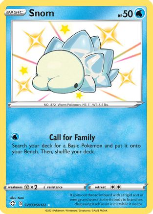 Snom SV033/SV122 - Shining Fates Shiny Vault Holofoil