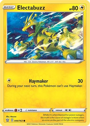 Electabuzz 044/163 - SWSH05 Battle Styles