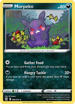 Morpeko 098/163 - SWSH05 Battle Styles Reverse Holofoil