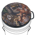 ZAIXIA Siège de seau de 5 gallons Siège pivotant à 360 degrés Couvercle de seau de coussin en mousse avec housse imperméable pour la chasse à la colombe et au canard, la pêche, le baseball, le jardinage et le camping