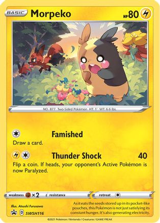Morpeko SWSH116/307 - SWSH Sword & Shield Promo Cards Holofoil