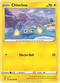 Chinchou 052/203 - SWSH07 Evolving Skies