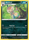 Nuzleaf 096/203 - SWSH07 Evolving Skies Reverse Holofoil