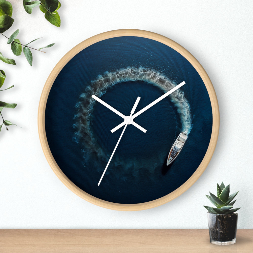 Horloge murale Bateau en cercles