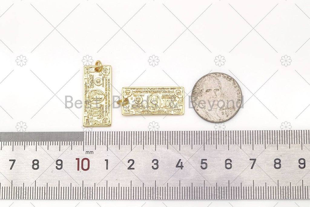 One Hundred US Dollars Charm, Sku#LK544