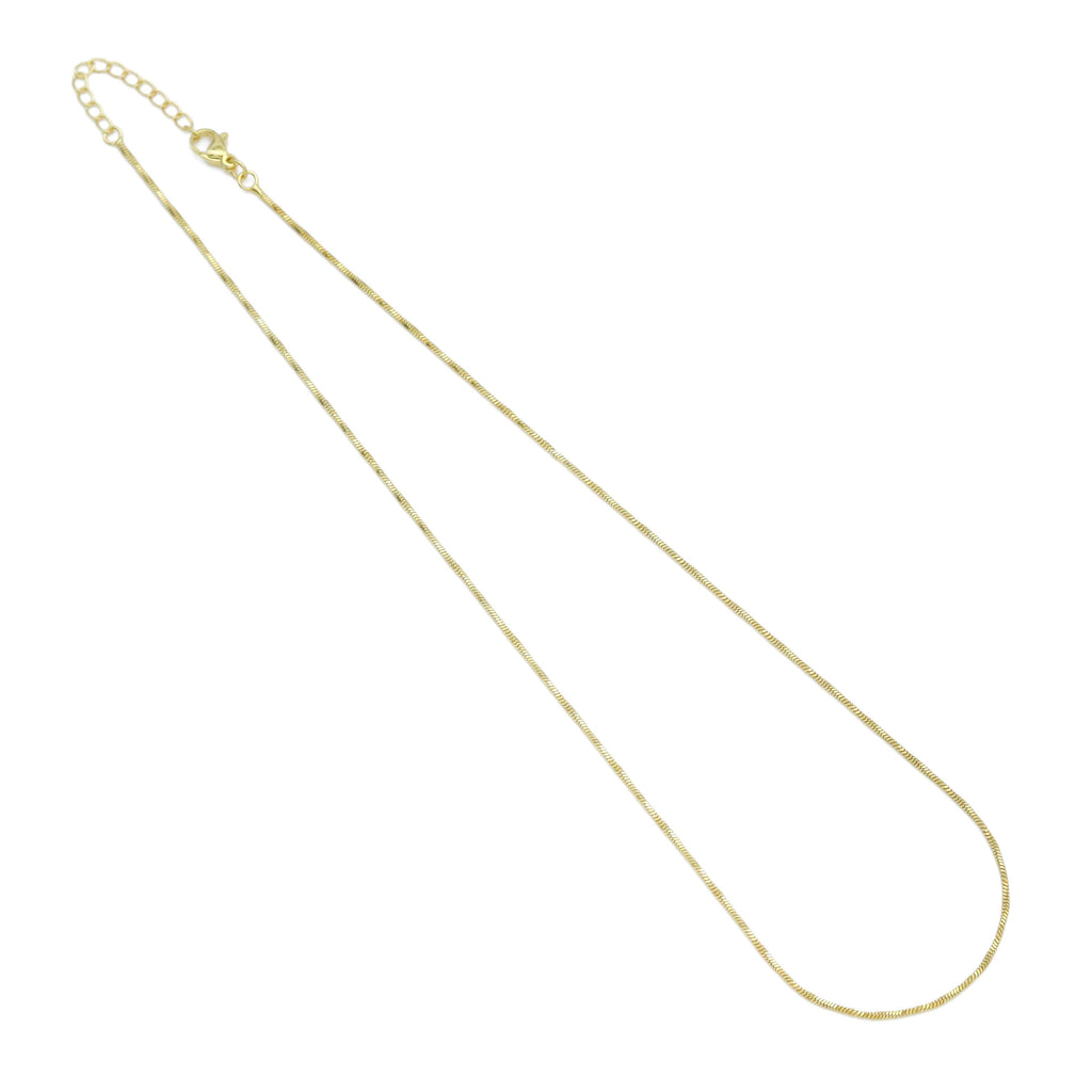Gold Dainty Twisted Snake Chain Necklace, Sku#LD587 (Copy)