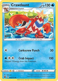 Crawdaunt 033/172 - SWSH09 Brilliant Stars Reverse Holofoil