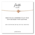 Faith Over Fear Cross Necklace-Sunstone