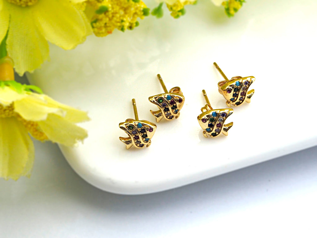 Goldfish Shape Earrings,J85