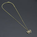 White Pearl Bow Pendant Adjustable Necklace, sku#EF716