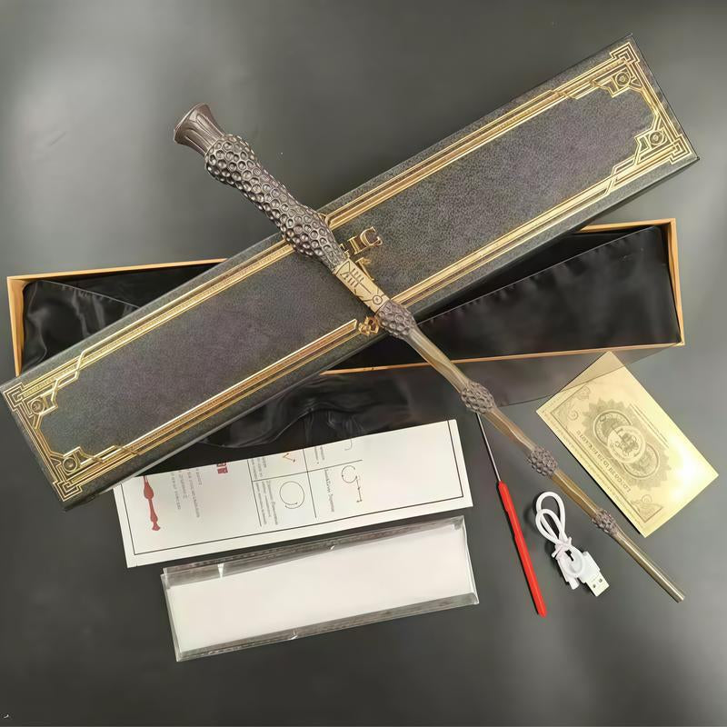 Magic Wand Real Magic Wand Amazing Effect Reproduction Halloween Role Play Tools Stick Costume Role Play Party Dumbledore Props