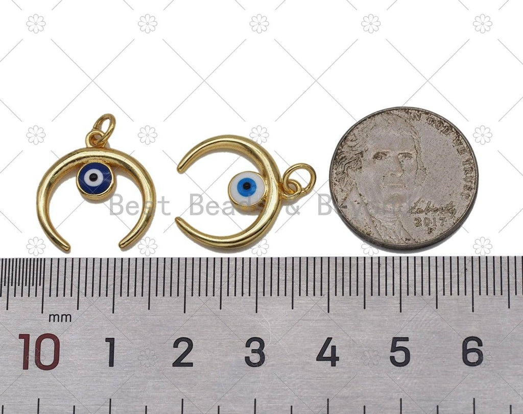 Enamel Horn Charm, Sku#LD175