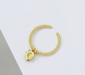 Enamel Ladybug Adjustable Ring, Sku#LD246