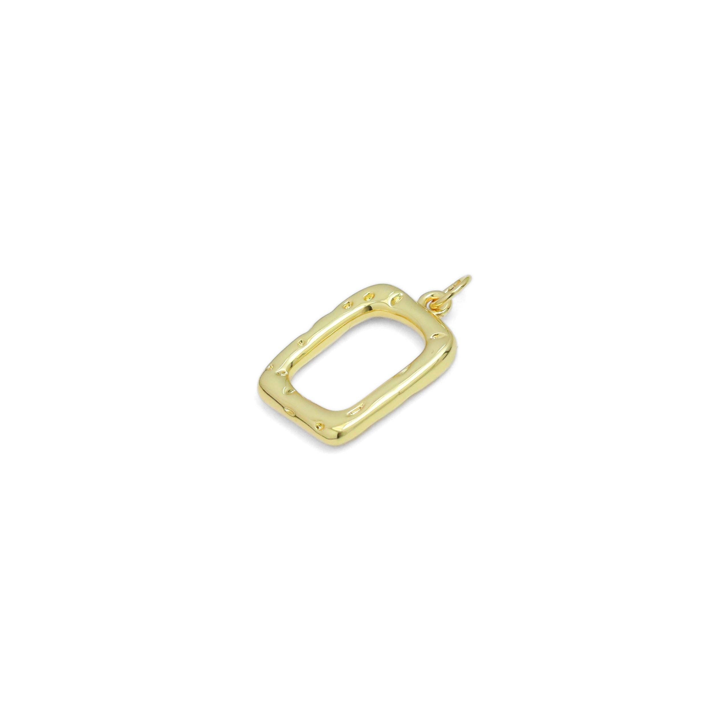 Rectangle Frame Charm Pendant, Sku#Y951