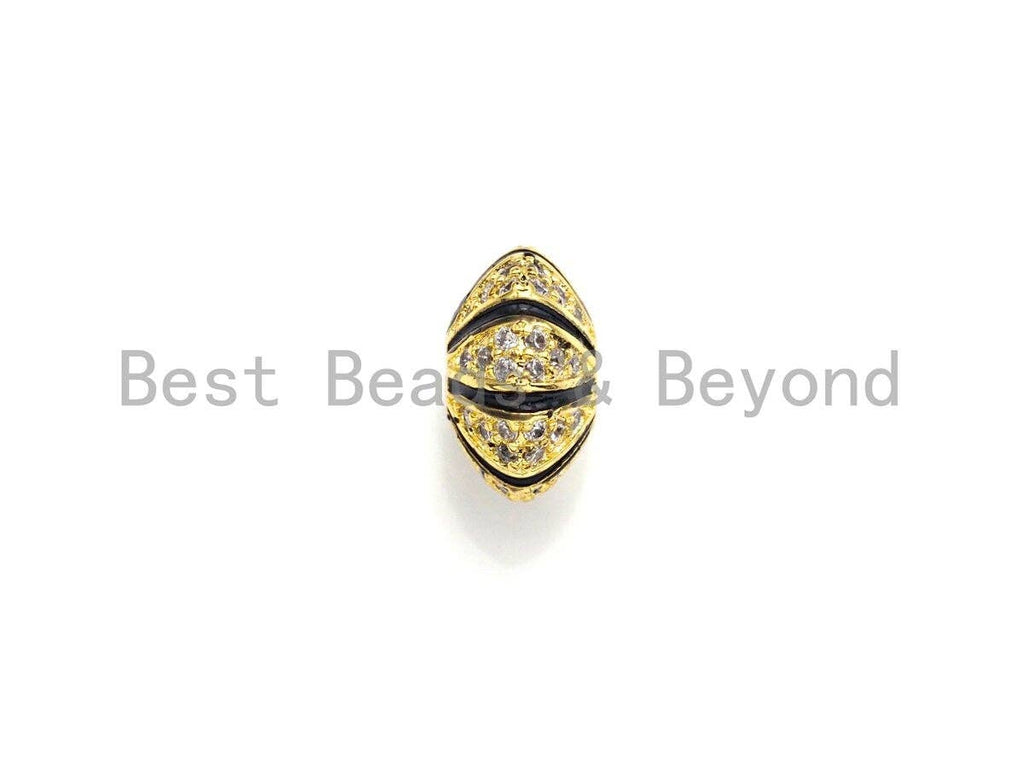 CZ Pave Saucer Shape Spacer, Men's Jewerly Findings, sku#Z930