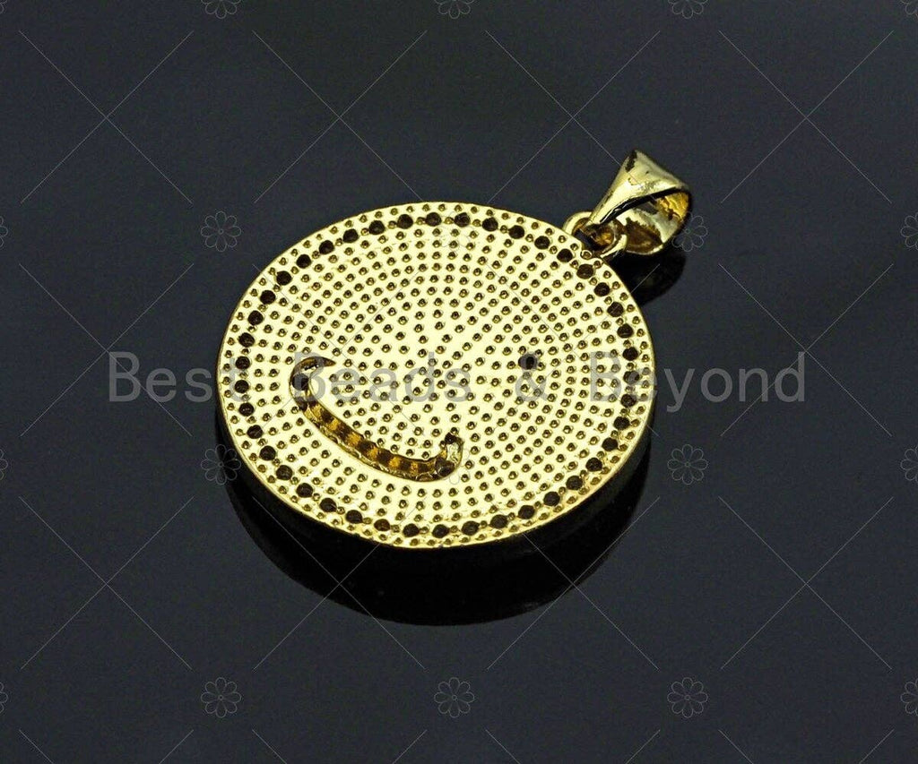Enamel Earth Star On White Enamel charm, White Enamel Pendant, Enamel Round charm, Round Coin jewelery, 23mm,sku#LK57