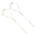 CZ Gold Silver CZ link Chain Hand Jewelry, Sku#EF557
