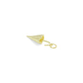 Gold Umbrella Shape Charm Pendant, Sku#L723