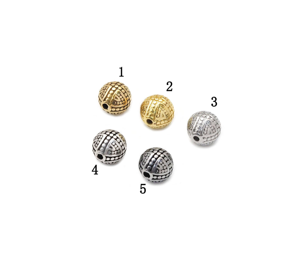 Stainless Steel Spacer Ball Beads, Sku#LX129
